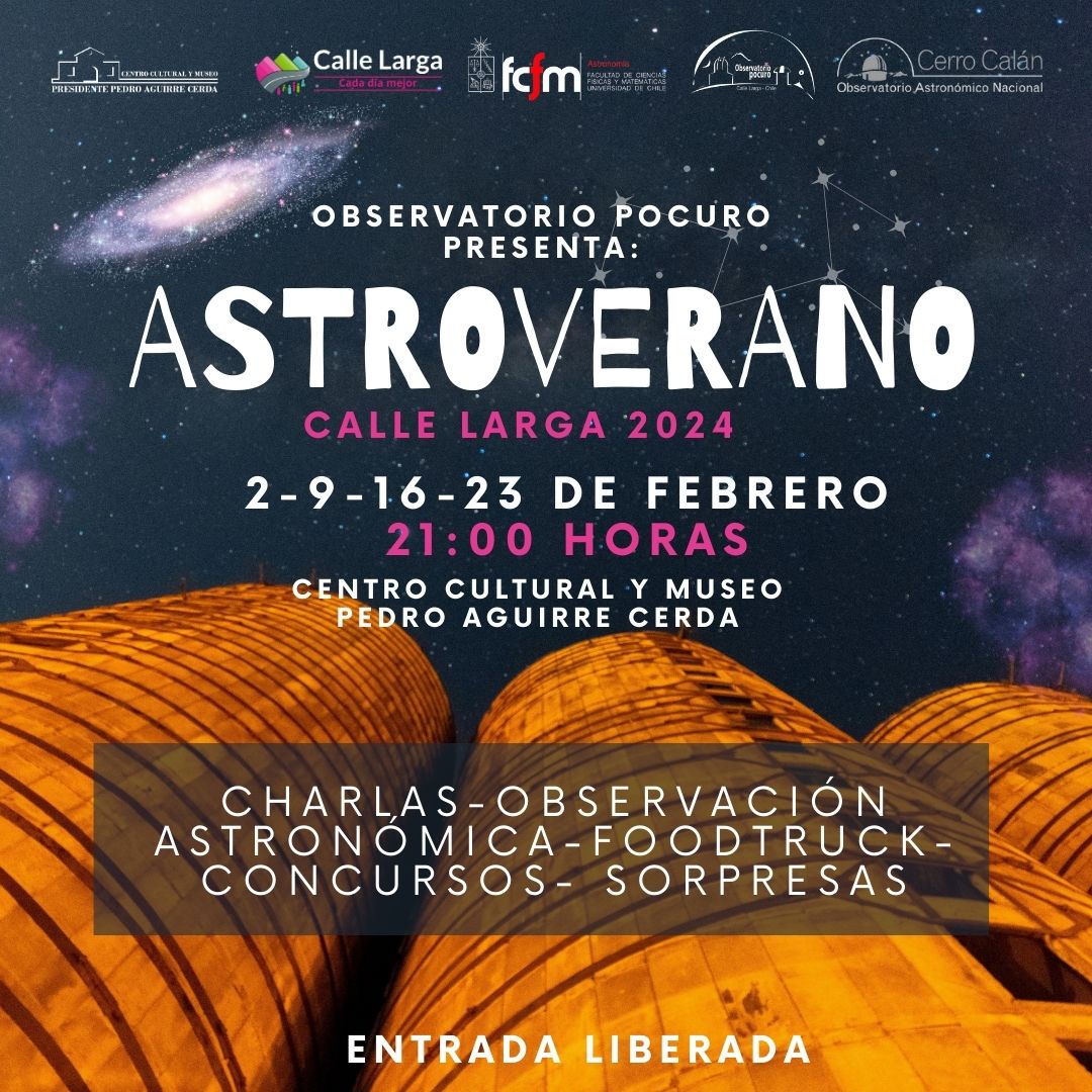 Este viernes comienza una nueva versión de Astroverano en Calle Larga, panorama familiar imperdible en vacaciones.