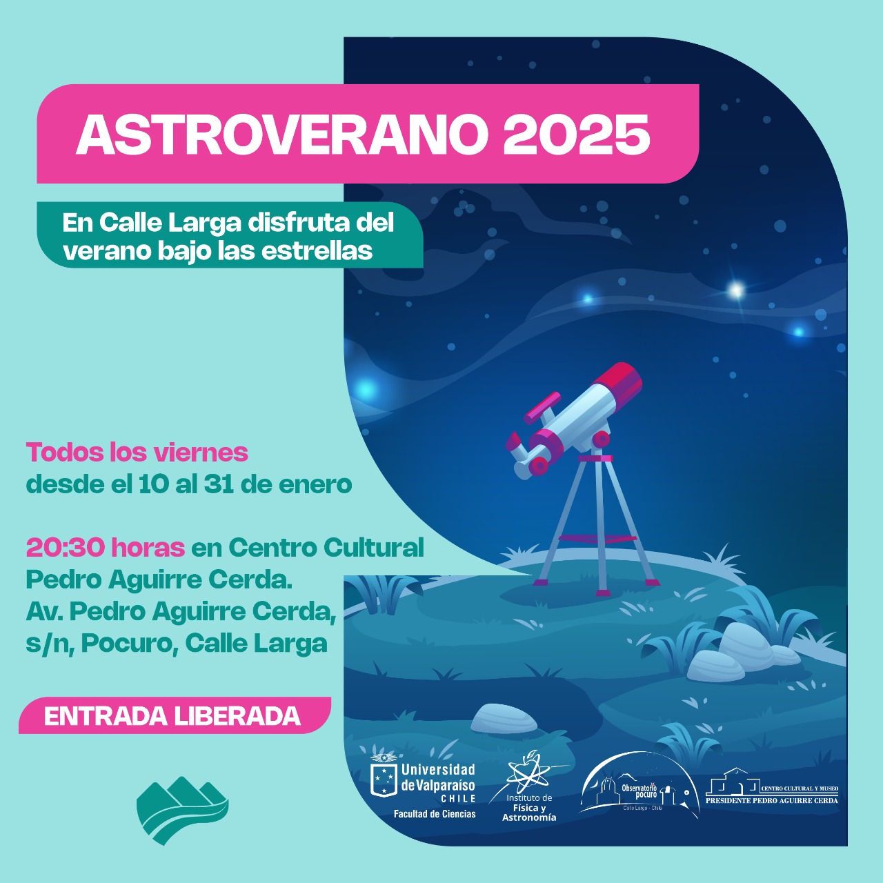 Este viernes se inicia el Astroverano en Calle Larga